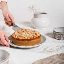 Gâteau: Cheese cake au caramel