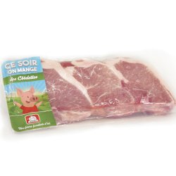 Côtelettes de porc désossées (3 unités)