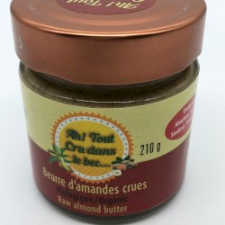 beurre d'amandes crues, votre panier , maturin.ca, épiceries, épicerie en ligne, fine, bio, commande en ligne, livraison à domicile, alimentation, producteur, consommateur, quebec, canada