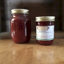 marmelade rhubarbe et aux cerises