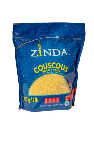 zinda couscous moyen, medium couscous stand up pouch , produits zinda | maturin.ca, maturin, épicerie en ligne, commande en ligne, livraison à domicile, alimentation, producteur, quebec, canada