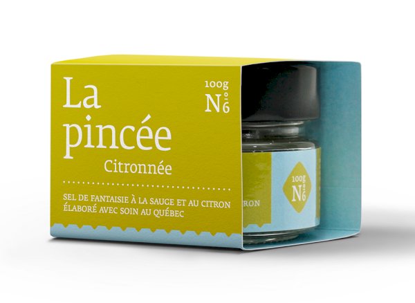 citronnée · nº6, sel de fantaisie à la sauge et au citron , la pincée | maturin.ca, maturin, épicerie en ligne, commande en ligne, livraison à domicile, alimentation, producteur, quebec, canada