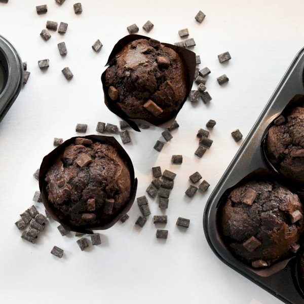 muffin cuits double chocolat, novali , novali | maturin.ca, maturin, épicerie en ligne, commande en ligne, livraison à domicile, alimentation, producteur, quebec, canada