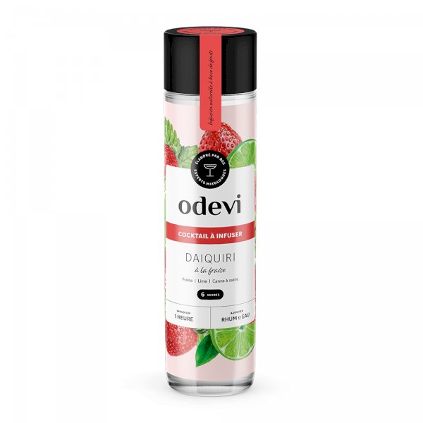 daiquiri aux fraises bouteille, odevi - cocktail à infuser , odevi cocktails à infuser | maturin.ca, maturin, épicerie en ligne, commande en ligne, livraison à domicile, alimentation, producteur, quebec, canada