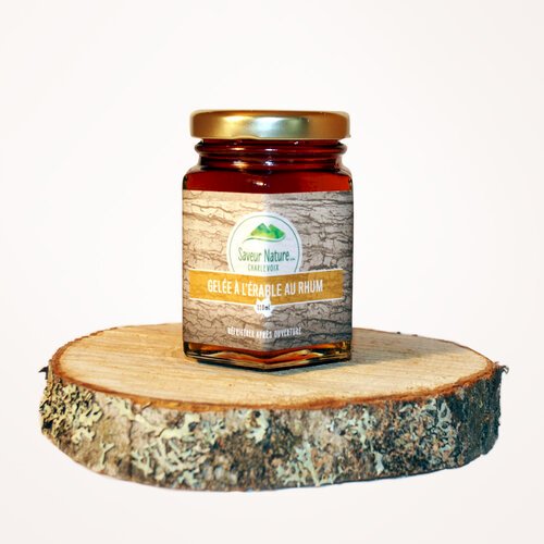 gelée à l’érable au rhum, , saveur nature s.e.n.c. | maturin.ca, maturin, épicerie en ligne, commande en ligne, livraison à domicile, alimentation, producteur, quebec, canada