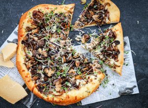 maturin, recette de pizza aux pleurotes chez maturin, épiceries, épicerie en ligne, fine, bio, commande en ligne, livraison à domicile, alimentation, producteur, consommateur, quebec, canada