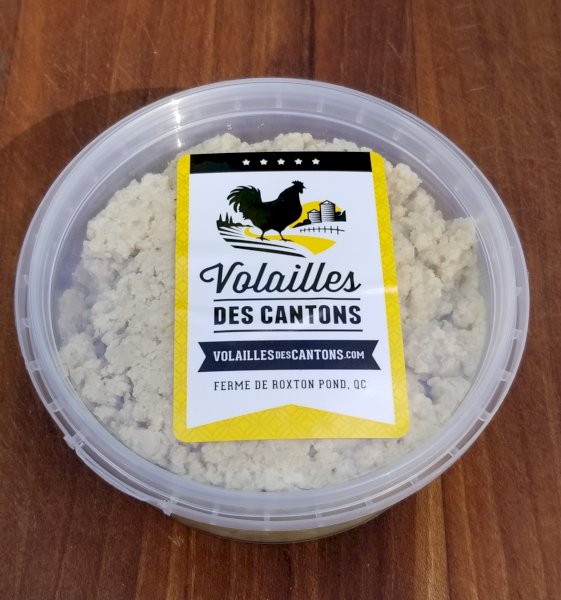 cretonnade de poulet, volailles des cantons - sans antibiotique , volailles des cantons | maturin.ca, maturin, épicerie en ligne, commande en ligne, livraison à domicile, alimentation, producteur, quebec, canada