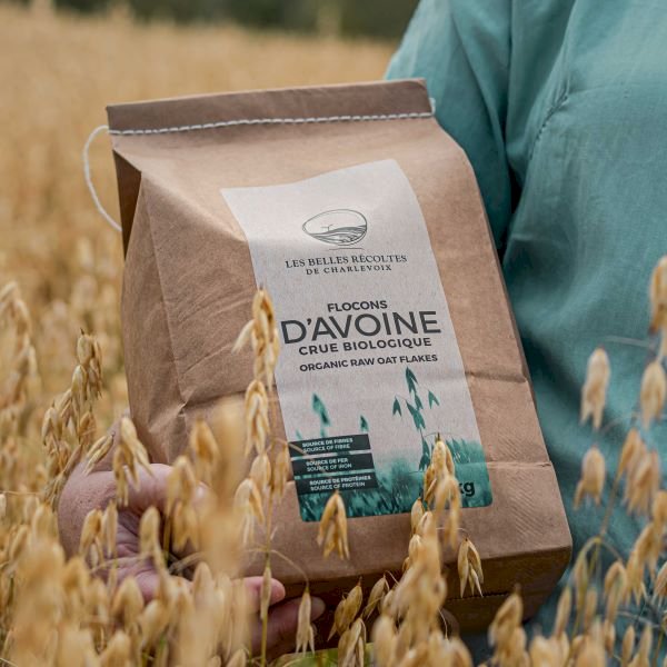 flocons d'avoine bio, belles récoltes charlevoix , les belles récoltes de charlevoix | maturin.ca, maturin, épicerie en ligne, commande en ligne, livraison à domicile, alimentation, producteur, quebec, canada