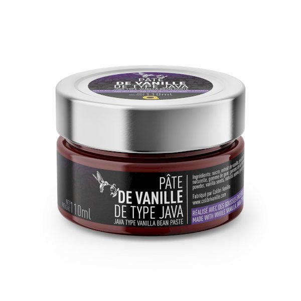 pâte de vanille java, réalisé avec des gousses de vanille de java , colibri vanille | maturin.ca, maturin, épicerie en ligne, commande en ligne, livraison à domicile, alimentation, producteur, quebec, canada