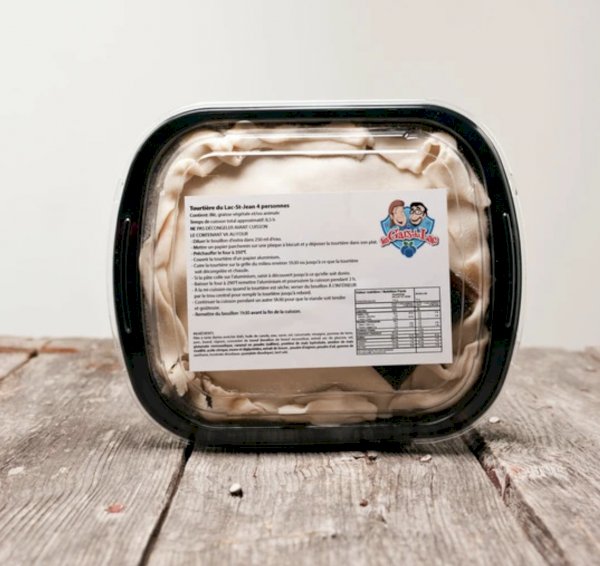 tourtière du lac-st-jean pour 4 à 5 personnes, , le gars du lac | maturin.ca, maturin, épicerie en ligne, commande en ligne, livraison à domicile, alimentation, producteur, quebec, canada
