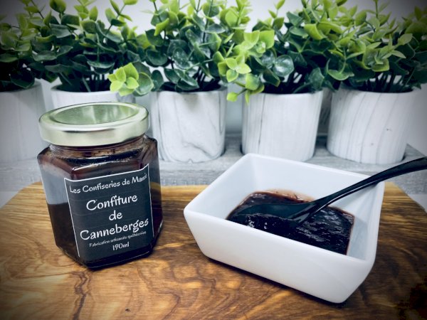 confiture de canneberges, , les confiseries de mamie | maturin.ca, maturin, épicerie en ligne, commande en ligne, livraison à domicile, alimentation, producteur, quebec, canada