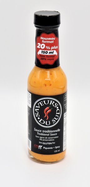 sauce traditionnelle 150 ml, , saveurs du sud inc | maturin.ca, maturin, épicerie en ligne, commande en ligne, livraison à domicile, alimentation, producteur, quebec, canada