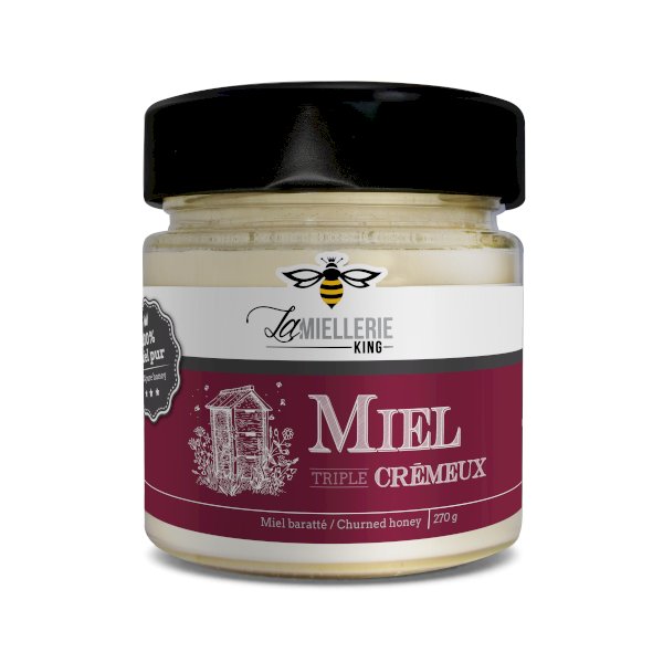 miel triple crémeux, la miellerie king , la miellerie king - distillerie & hydromellerie | maturin.ca, maturin, épicerie en ligne, commande en ligne, livraison à domicile, alimentation, producteur, quebec, canada