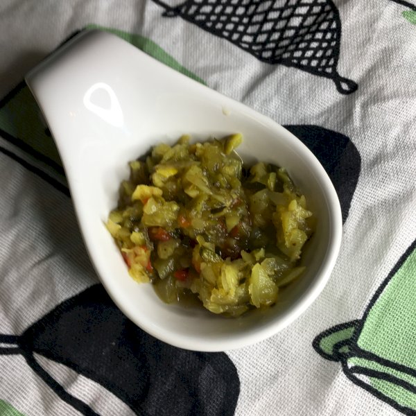 relish de courgettes biologiques, les frileuses , ferme gendron-benoit / les frileuses | maturin.ca, maturin, épicerie en ligne, commande en ligne, livraison à domicile, alimentation, producteur, quebec, canada