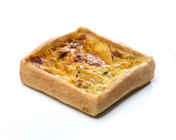 tarte poireaux-brie, format individuel , carrément tarte | maturin.ca, maturin, épicerie en ligne, commande en ligne, livraison à domicile, alimentation, producteur, quebec, canada