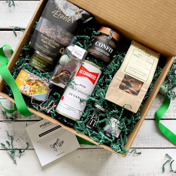 ensemble cadeau gourmand (grand), ensemble cadeau , offres spéciales maturin, maturin, épicerie en ligne, commande en ligne, livraison à domicile, alimentation, producteur, quebec, canada