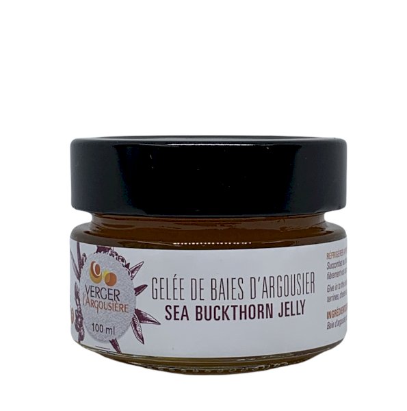 gelée de baies d’argousier, verger l'argousière , verger l'argousière | maturin.ca, maturin, épicerie en ligne, commande en ligne, livraison à domicile, alimentation, producteur, quebec, canada