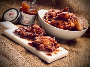 maturin, beignets aux poires et au gingembre avec caramel au sel rose de l’himalaya , maturin.ca, épiceries, épicerie en ligne, fine, bio, commande en ligne, livraison à domicile, alimentation, producteur, consommateur, quebec, canada