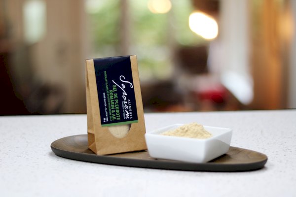 sel de pleurote romarin et ail, aliments saporem , aliments saporem | maturin.ca, maturin, épicerie en ligne, commande en ligne, livraison à domicile, alimentation, producteur, quebec, canada