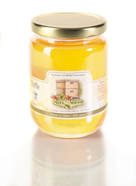 miel de trèfle 500g, miel morand , miel morand | maturin.ca, maturin, épicerie en ligne, commande en ligne, livraison à domicile, alimentation, producteur, quebec, canada