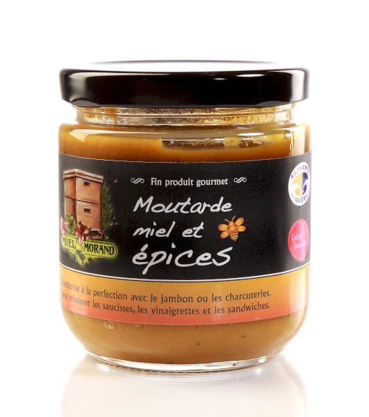 moutarde épicé, miel morand , miel morand | maturin.ca, maturin, épicerie en ligne, commande en ligne, livraison à domicile, alimentation, producteur, quebec, canada