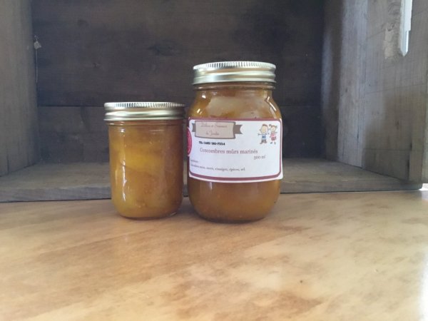 concombres mûrs marinés, , délices et saveurs du jardin | maturin.ca, maturin, épicerie en ligne, commande en ligne, livraison à domicile, alimentation, producteur, quebec, canada