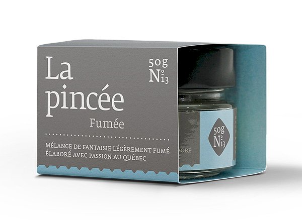 fumée · nº13, mélange d'épices de fantaisie légèrement fumé , la pincée | maturin.ca, maturin, épicerie en ligne, commande en ligne, livraison à domicile, alimentation, producteur, quebec, canada