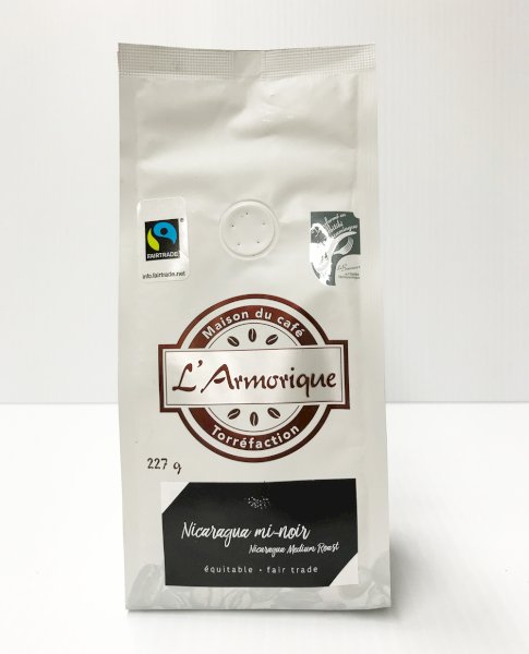 nicaragua mi noir équitable - moulu, café moulu , maison du café l'armorique | maturin.ca, maturin, épicerie en ligne, commande en ligne, livraison à domicile, alimentation, producteur, quebec, canada